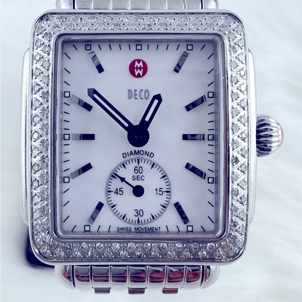 Michele DECO 16 Diamond bezel. MW06V01A1025
